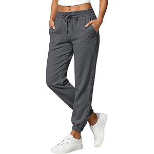 Nantdog Baggy Sweatpants for Women 2026 Hight Waisted Drawstring Fall Comfort Pants Ladies Fleece Lounge Joggers Pockets