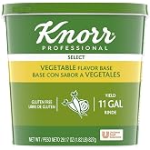 Knorr Professional Select Vegetable Flavor Base Tubs, 29.17 Oz, 6 Pack | Vegetarian, Gluten Free, No Added MSG, 0g Trans Fat, Onion, Garlic &amp; Carrot, Dissolves Quickly, for Soups, Stocks &amp; Sauces