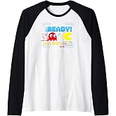 【PAC-MAN】PAC-MAN Glitch 020 Raglan Baseball Tee
