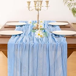 Socomi 6pcs Blue Fall Thanksgiving Cheesecloth