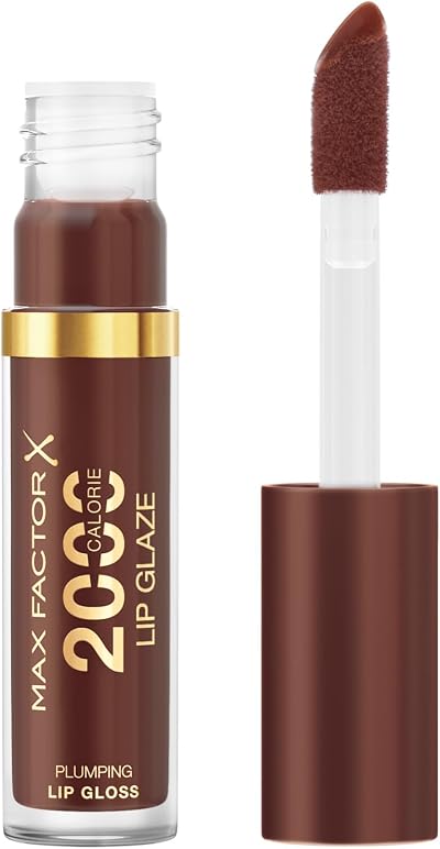 Max Factor 2000 Calorie Lip Glaze Chocolate Glow Lip Gloss Hyaluronic Acid