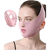 BIHEVN V Line Lifting Mask Chin Strap for Sleeping, V Line Mask, Face Lift Prevent Sagging,Double Chin Reducer,Jawline Shaper,All-Around Coverage, Wrapping and Shaping More Comprehensively.