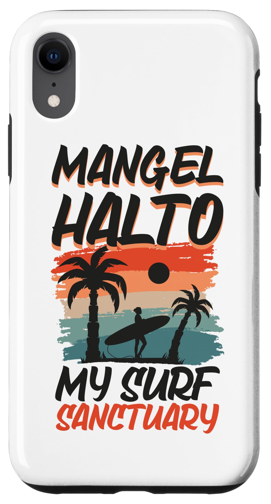 iPhone XR Surfing at Mangel Halto Case