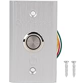 Sonew Premium Aluminum Door Access Control System Exit Button with Indicator Light for Secure and Easy Access