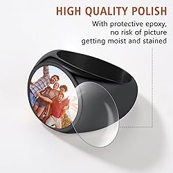 FindChic Customized Signet Photo Rings