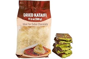 Hakan Kataifi Shredded Phyllo Dough, Kataifi Pastry, Kadayif for Dubai Chocolate Bar Pistachio, Knafeh, Kunafa Dough, Middle Eastern and Mediterranean Pastries, 500 g (1.1 lb.)