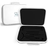 NuDerma Official Carrying Case for High Frequency Wand - Holds All Attachments - Portable for Travel - Compatible with All Nuderma Models - Padded Storage and Travel Case