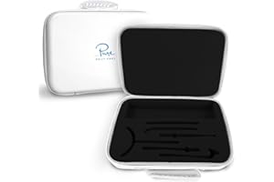 PURE DAILY CARE NuDerma Official Carrying Case for High Frequency Wand - Holds All Attachments - Portable for Travel - Compatible with All Nuderma Models - Padded Storage and Travel Case