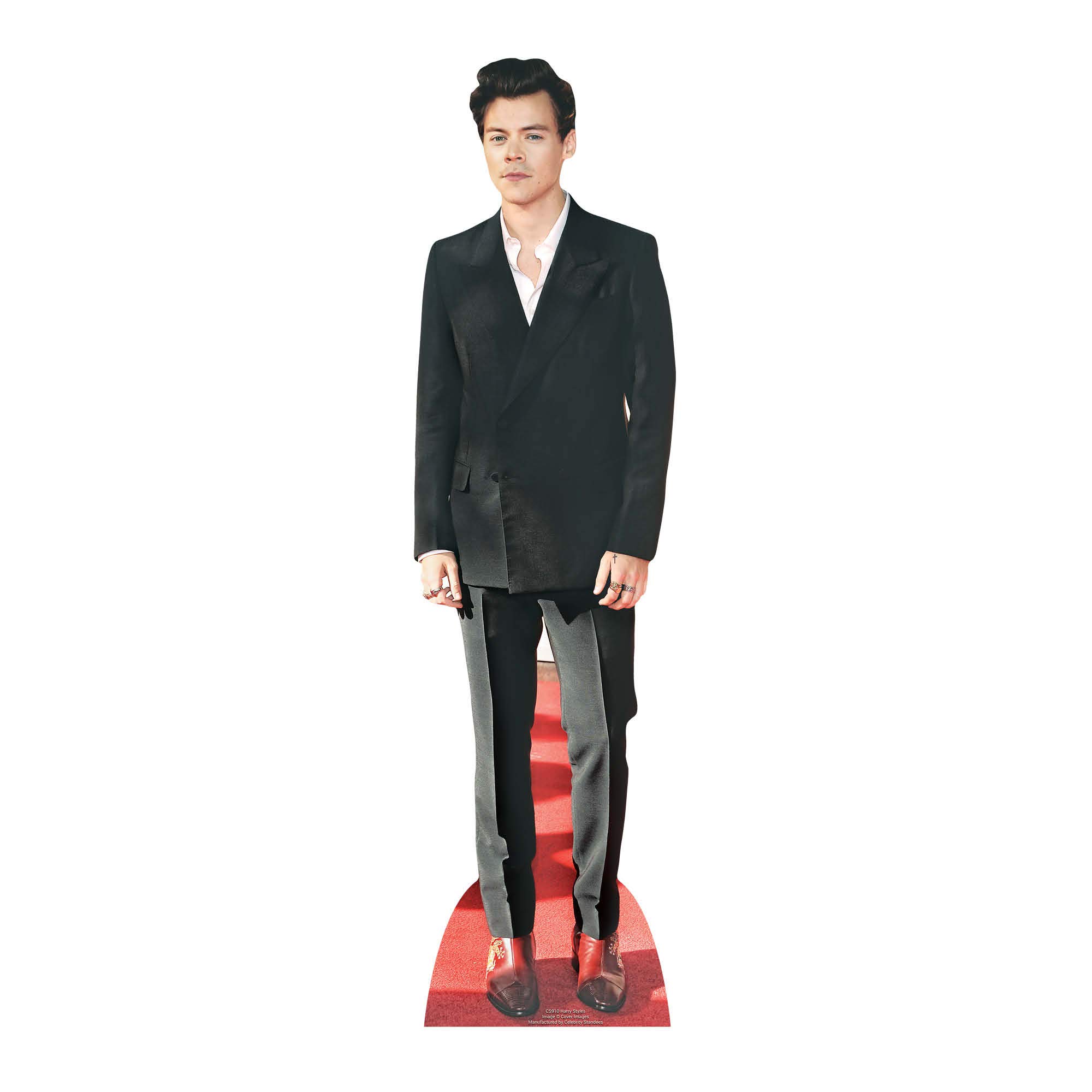 STAR CUTOUTS CS910 Small Cardboard Cutout l Harry l Singer Styles l Red Shoes l Music Theme Party Decoration l Gifts for Fans, Birthdays & The Home, Multicolour