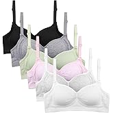 Nubofy Girls Training Bra Teen Kids Sports Bras 8-10 10-12 12-14 14-16