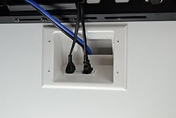 DATA COMM 45-0024-WH Recessed Pro-Power Kit with