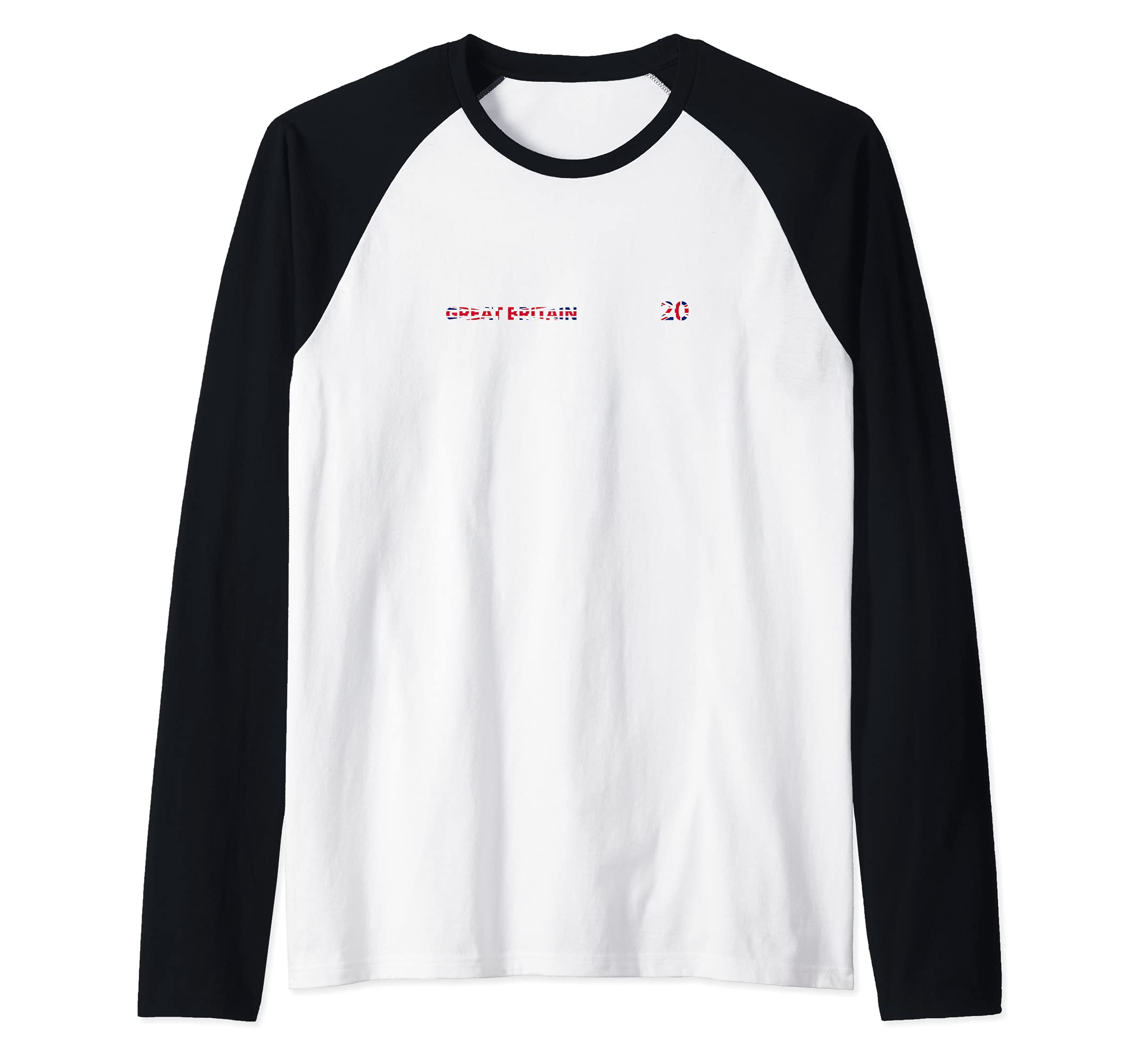 Flag United Kingdom Raglan Baseball Tee