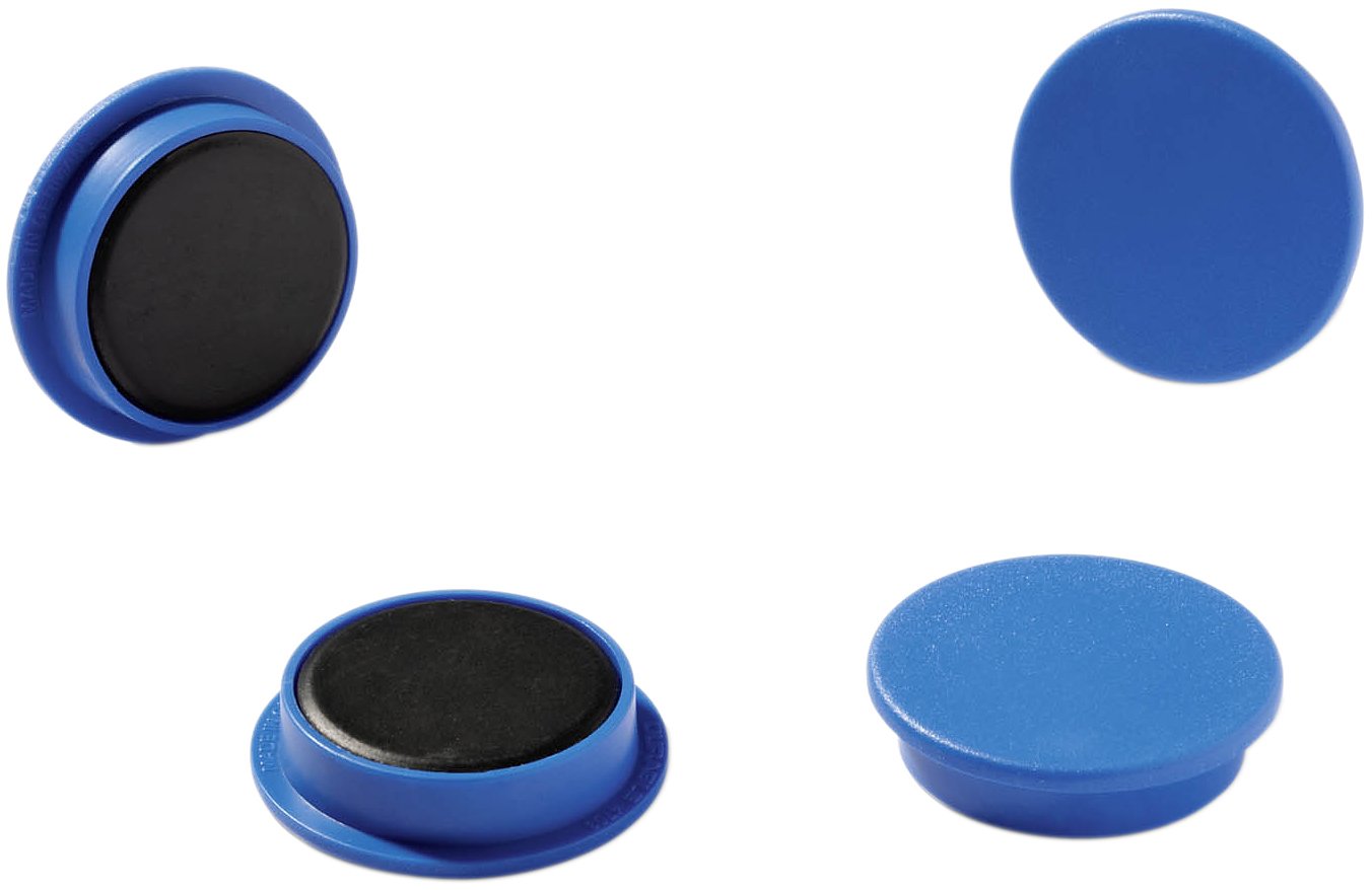 Durable 475506 Magnets in Industrial Packaging 37 mm 3000 p - Blue (Pack of 20)