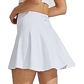Willit Women's Tennis Skirts High Waisted Athletic Running Skorts Skirts with Shorts Pockets