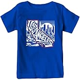 Xtreme Apparrel Hometown State Outline Kid's T-Shirt for Baseball Fans