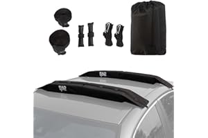 Kayak Roof Rack - Universal Quick Loop Straps and Protective Pads - Canoe, SUP, Kayak or Surfboard Rack for Car with or Without Rails by RAD Sportz