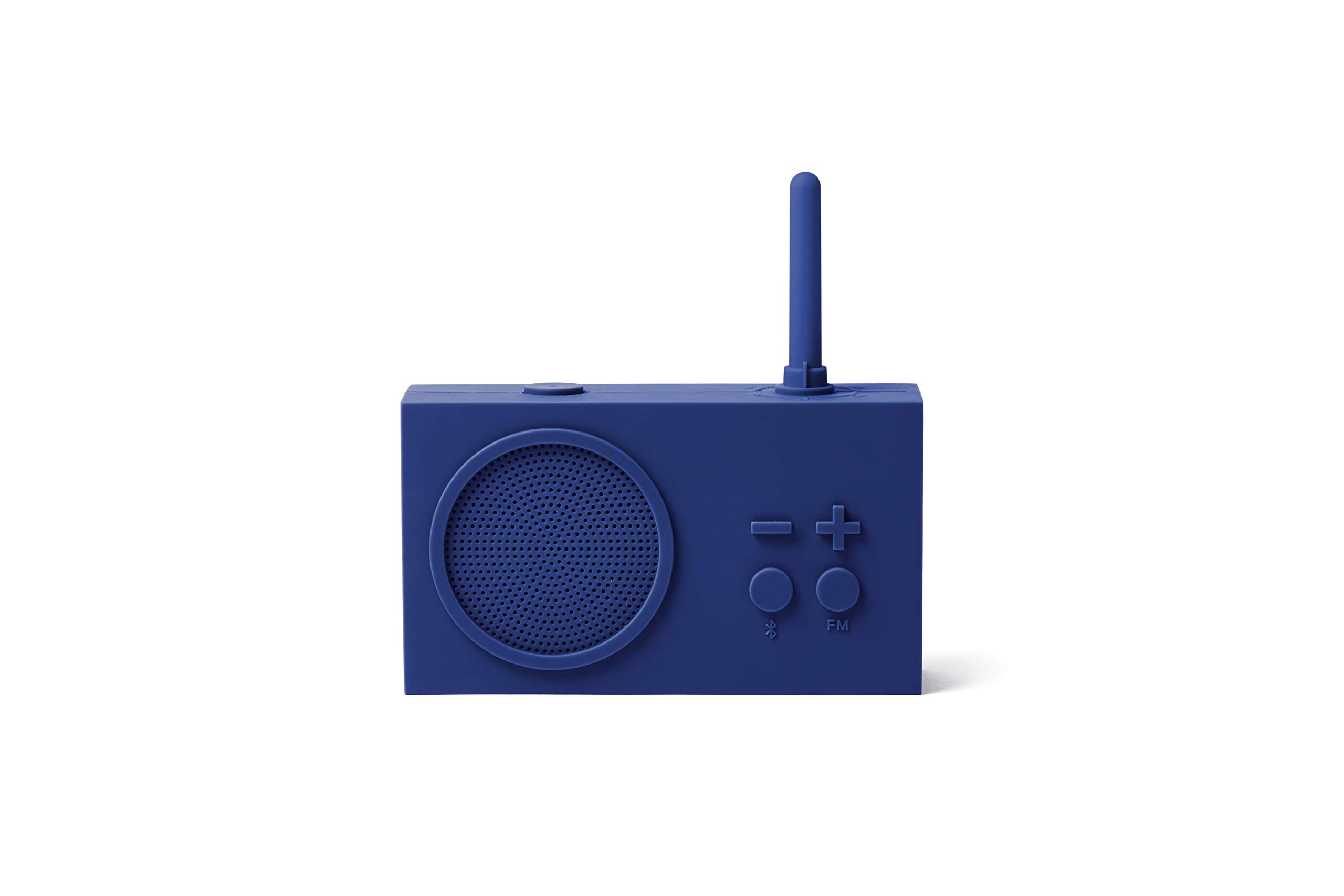 Lexon TYKHO 3 Wireless Bluetooth Speaker and FM Radio, Splashproof and rechargeable - Dark Blue
