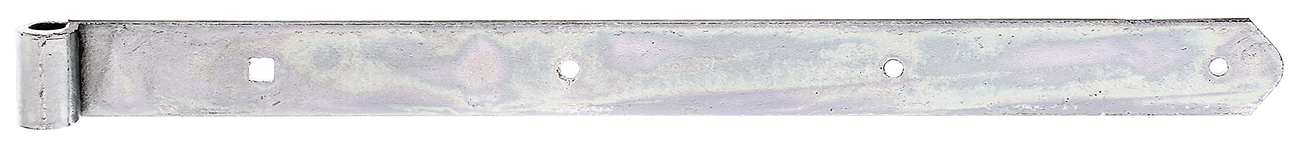 Strap Hinge Straight with Rounded End Rolle 13 mm / 500 x 40 mm / 1 STK. galvanisch Gelb verzinkt — image 1