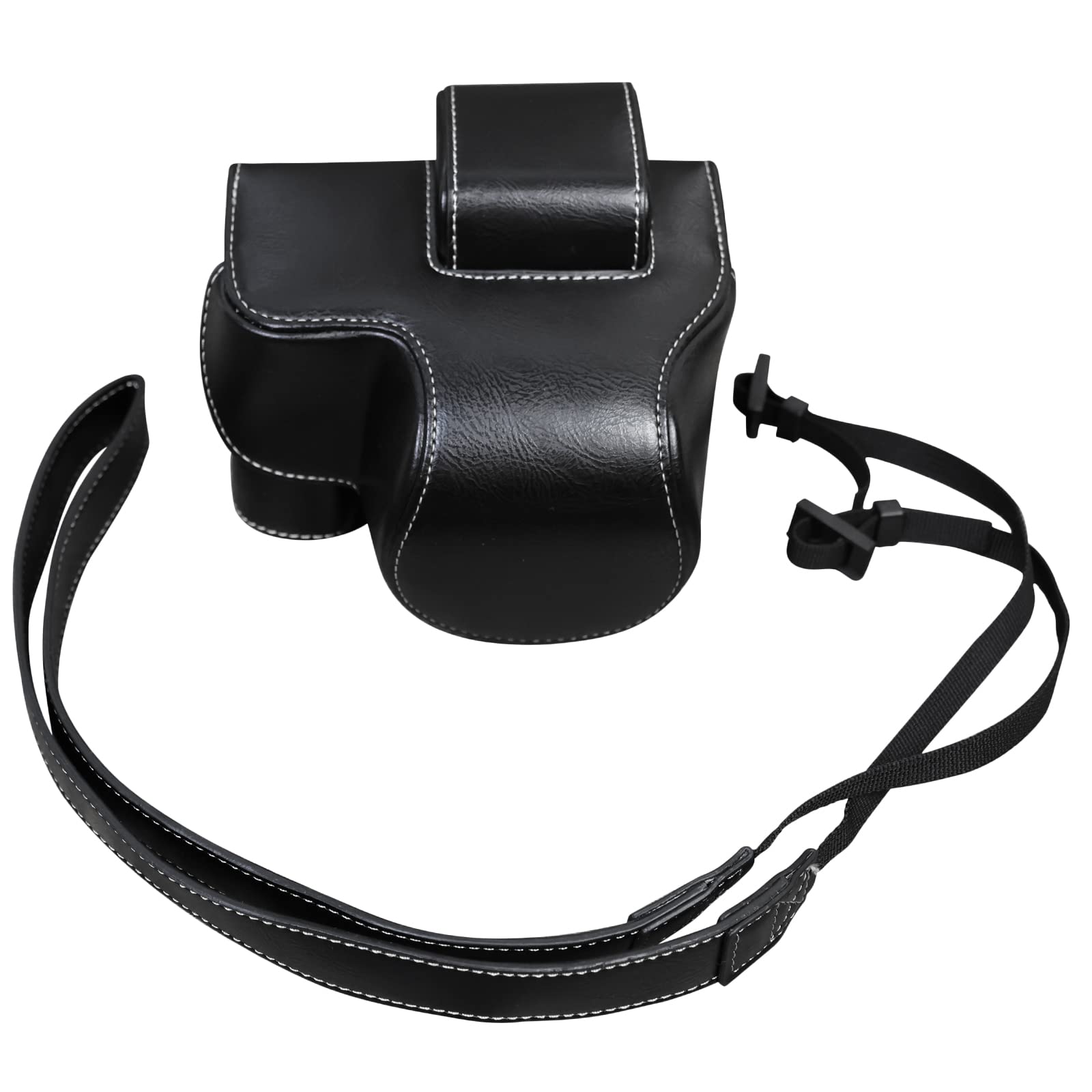 Rieibi Z30 Z50 Case - Vintage PU Leather Camera Case for Nikon Z30 Z50 DSLR Camera - Z30 Z50 Protective Case - Black