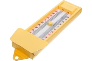 SHERCHPRY Indoor Max-Min Thermometer for Greenhouse and Garden, Celsius Fahrenheit Temperature Monitor Wall