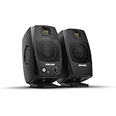 ADAM Audio D3V Active Desktop Studio Monitor Speakers - Black | USB-C, D-ART Tweeter, 3.5in Woofer, 240W, 45Hz-23kHz, 97dB SPL, Balanced TRS, Headphone Out