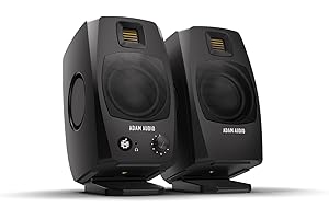 ADAM Audio D3V Active Desktop Monitoring System with USB-C Connection (Pair, Black)