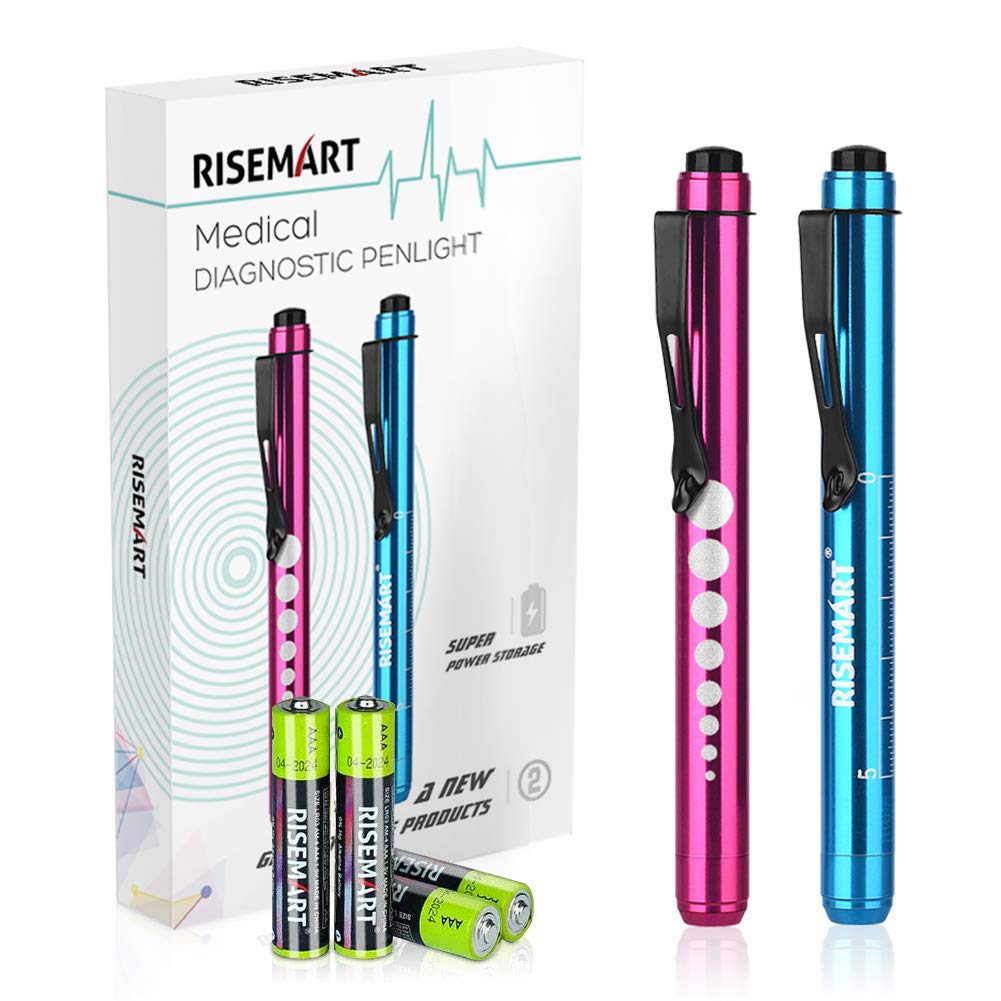 Stylo Lumineux LED Avec Jauge Pupillaire - Neuf, Pour Diagnostic Médical Ou Secourisme