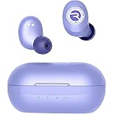 Raycon Everyday Classic Bluetooth Wireless Earbuds + Microphone with Active Noise Canceling, Sweat & Water-Resistant Earphones, Ear Buds Wireless Bluetooth 32 Hours Playtime (Purple)
