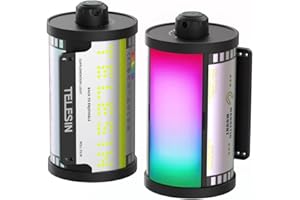 TELESIN Magnetic RGB Video Light | Cold Shoe Mount for DSLR Camera Light Photography Attachment | CRI 95 & with Soft Diffuser