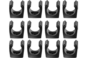 Teekerwan 12 Pieces Pool Cue Holder Clamps, Billiards Snooker Cue Clips (Small)