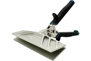 LUNA CRATES 9-Inch Zinc Alloy Hand Seamer Tool for Bending, Folding Aluminum, Vinyl Roof Flashing, Coil and Fascia, Heavy-Duty Construction