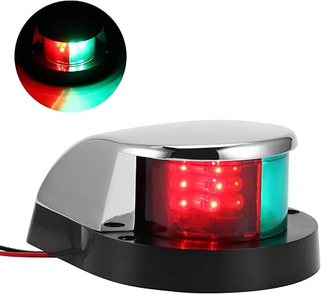 Bootsnavigationslicht LED – Rot/grün, 12-24V, IP65, 18 Zoll Für Ponton, Jon-Boot & Yacht