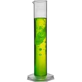 Eisco Plastic Graduated Cylinder, Measuring Cylinder, Autoclavable, 500ml | Class B, 5 ml Marks, Translucent Body, Raised Graduations, Rigid Body, Fatigue-Resistant, Laboratory Equipment, Science Tools