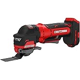CRAFTSMAN V20 Cordless Oscillating Tool, Multi-Tool, Up to 19,000 OPM, Bare Tool Only (CMCE565B)