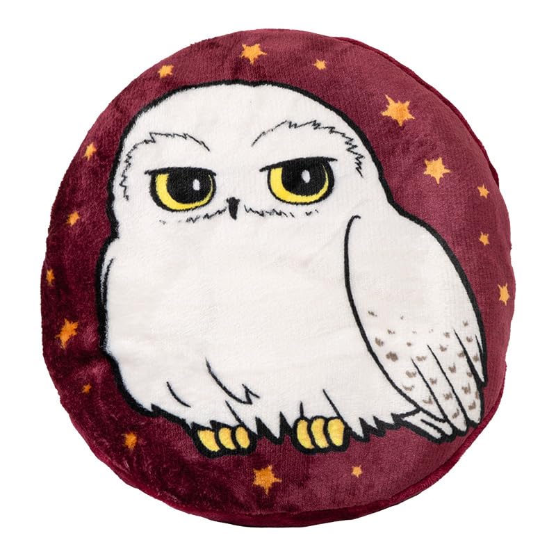 Paladone Harry Potter Hedwig 2-in-1 Cushion Blanket - Officially Licensed Harry Potter Travel Blanket, Foldable Soft Fluffy Throw, Compact Design for Living Room or Bedroom Decor
