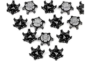 Atbsq 20Pcs Black Easy Replacement THiNTech Spikes 2010 Golf Shoes
