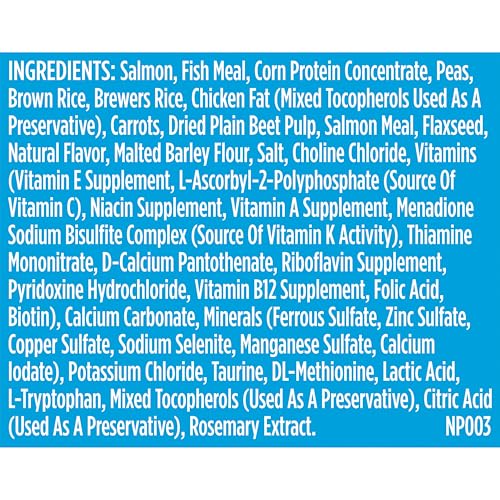 NUTRISH DRY CAT FOOD, REAL SALMON & BROWN RICE RECIPE WHOLE HEALTH BLEND, 3 LB. BAG (RACHAEL RAY)