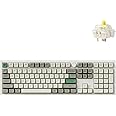 Keychron Q6 Max QMK/VIA Bluetooth Wireless /2.4 GHz/USB-C Wired Custom Mechanical Keyboard, Full Size Programmable Knob RGB Backlit Hot-Swappable Gateron Banana Switch for Mac Windows Linux - White