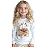 Homie Weekend Cowgirl Shirt for Girls Western T-Shirts Kids Cowboy Letter Long Sleeve Cotton Horse Clothes Cute Tops Tee 2-8 Years