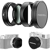 Freewell CPL/Black Diffusion Mist (1/4) Filter Kit with Lens Hood for Fuji X100 Series (X100VI, X100V,X100T, X100F, X100S, X100) (Black)