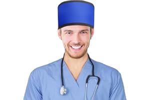 LVCHEN Lead Xray Head Cap 0.5mmpb - Dental Head Xray Shielding Hat Lead Lined XRay Protection Lead Safety Hat Blue Color