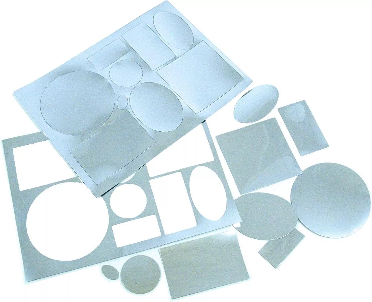 READY 2 LEARN 36 Assorted Plastic Mirror Shapes