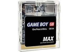 COVOZAMA GB Max Game Cartridge 2000 IN 1 for Gameboy Color Game Boy Cart Fit to GB OS V4 Version Game Cartridge