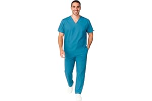 M&M SCRUBS Men Scrub Set Medical Scrub Top and Pants