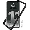 RhinoShield Bumper Case Compatible with [iPhone 11 Pro Max] | CrashGuard NX - Shock Absorbent Slim Design Protective Cover 3.5M / 11ft Drop Protection - Black