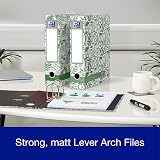Oxford Leaves A4 Lever Arch Files 2 Pack 70mm Spine Holds 560 Sheets view 8