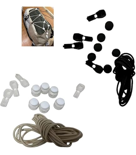 1/8 Inch Shock Cord (also known as bungee cord) for Replacement, Repair, and Outdoors (10 Feet, Black)