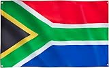 Runesol South Africa Flag 91 x 152 cm 4 Eyelets Premium Outdoor Indoor Flag