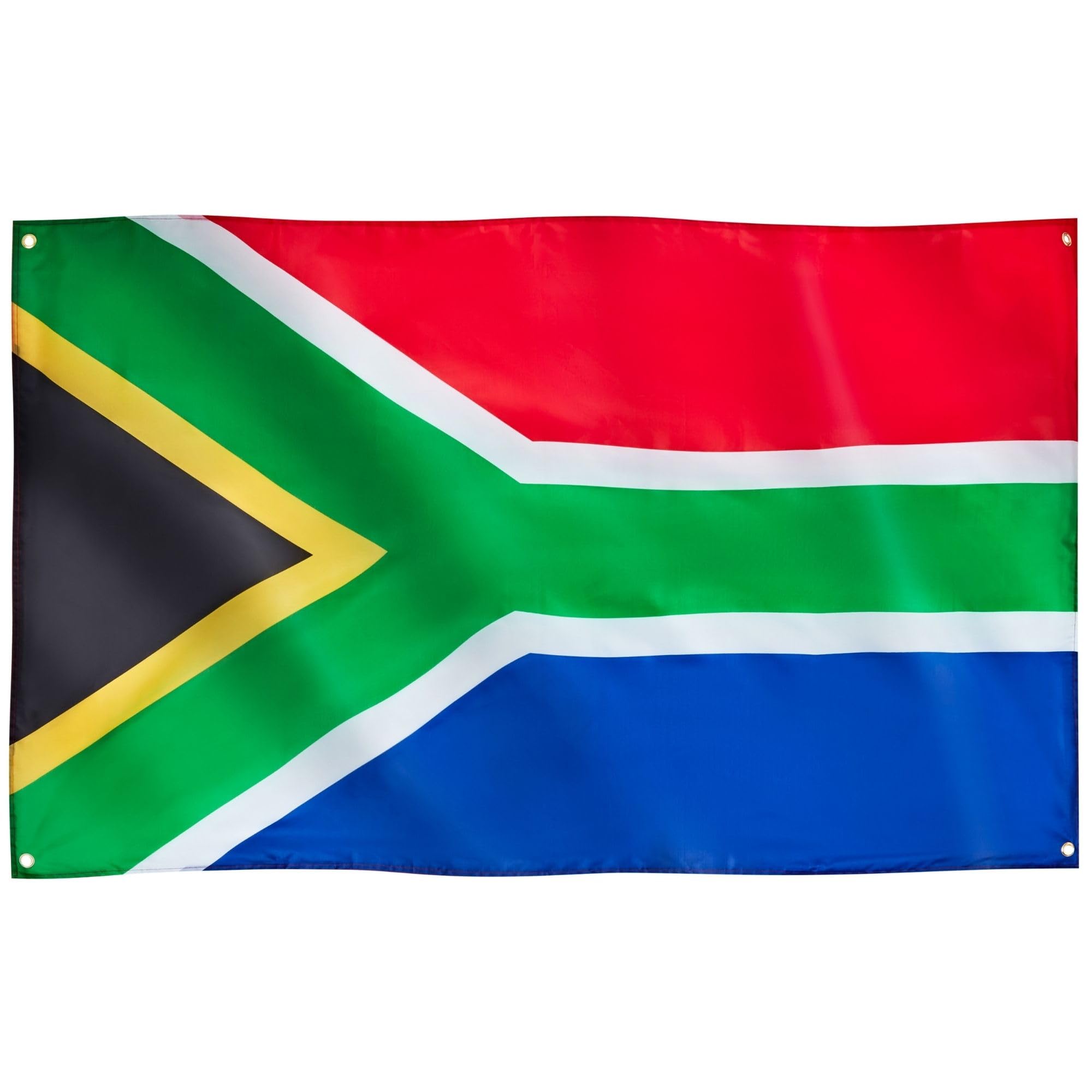 Runesol South Africa Flag, 91 x 152 cm, Africa Flag, 4 Eyelets, One in Each Corner, Rainbow Nation Flag, SA Flag, Freedom Day, Premium Flags for Outdoor and Indoor, Rich Colours — image 1