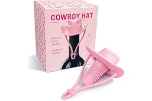 Cowgirl Hat Silicone Wine Stoppers,Valentines Day Gifts for Her,Kitchen Gadgets Gift for Women,Birthday Gifts for Women